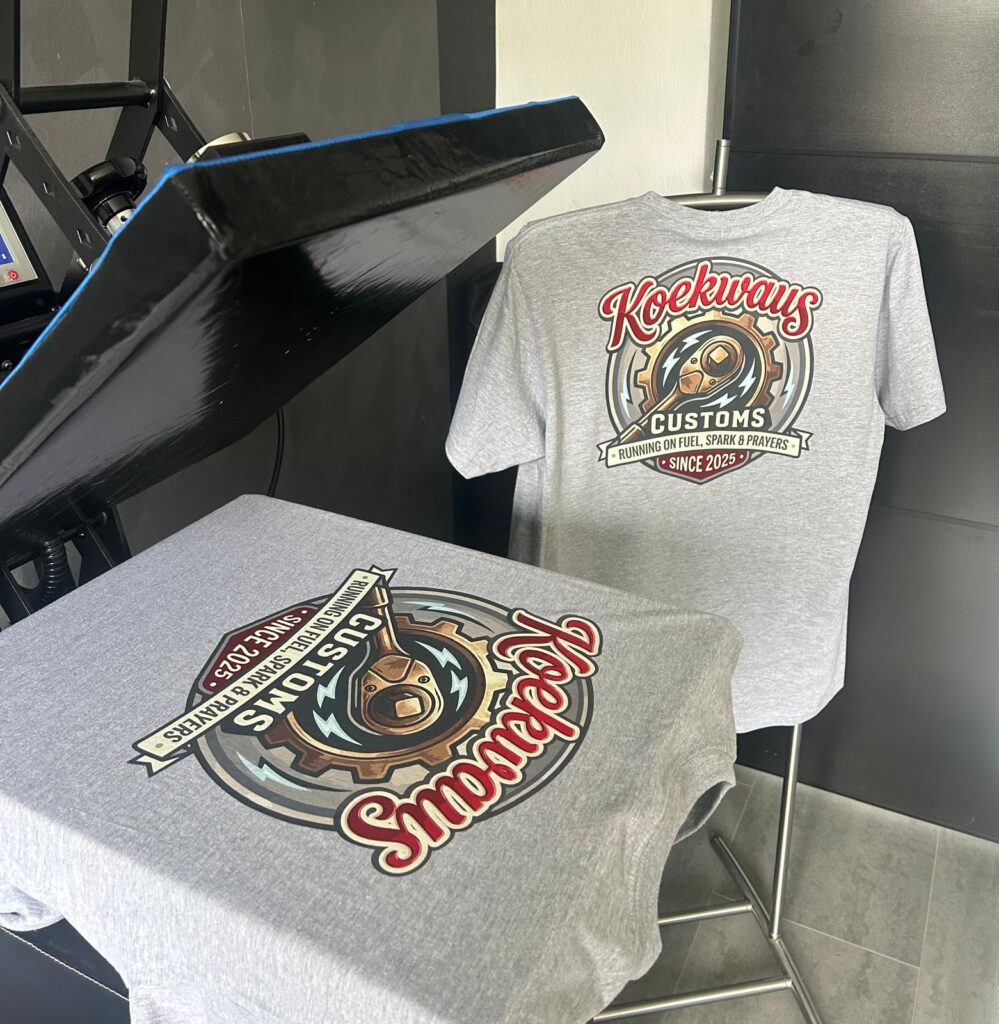 Bedrukte Koekwaus Customs T-shirts bij de hittepers